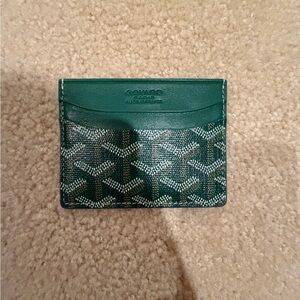 Goyard Emerald Green Card Holder